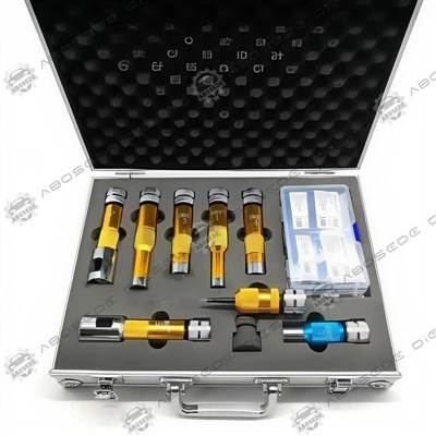 Instrumente comune de testare a valvei injectorului feroviar cu shims - kit profesional pentru calibrare exactă